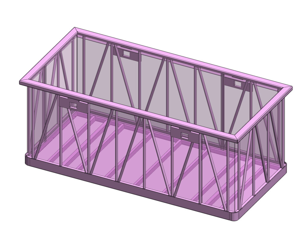 Reinigungskorb aus Edelstahl